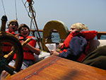 kids love sailing on Amethyst in marina del rey