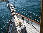 teak deck day sailingtours in Malibu